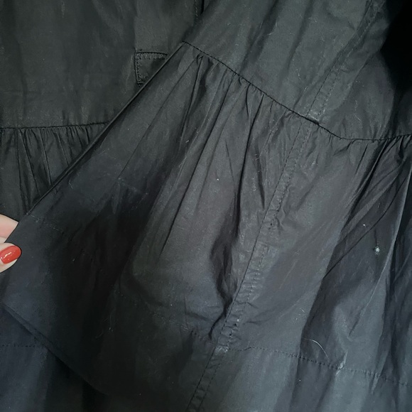 Ganni Black Puff Sleeve Blouse - Picture 8 of 8